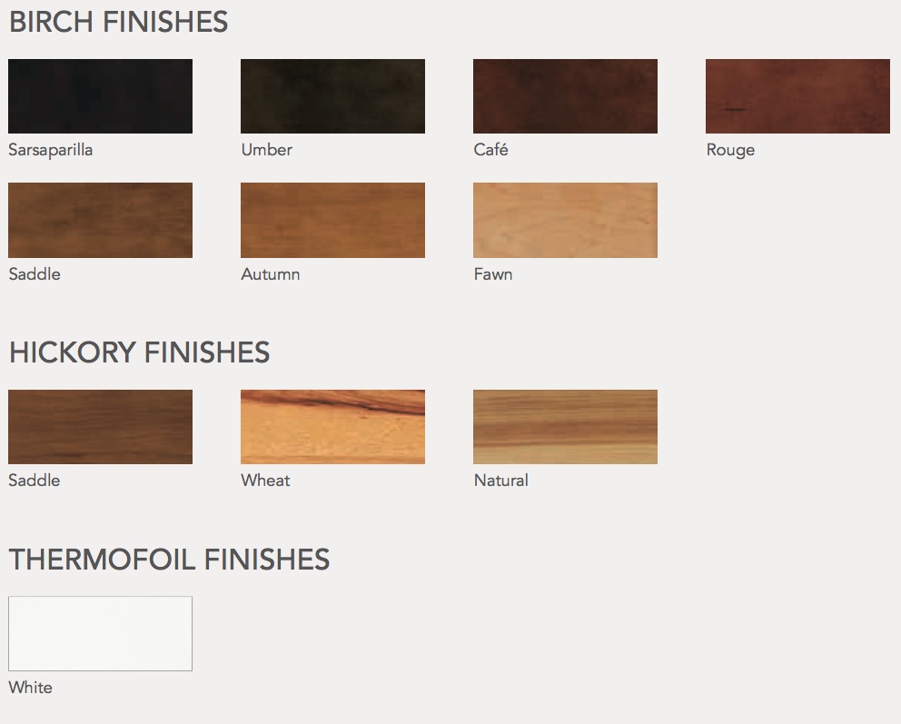 Aristokraft cabinet finishes