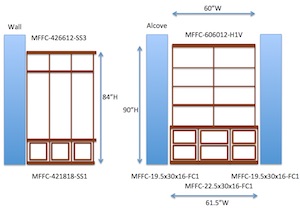 Wall unit diagram